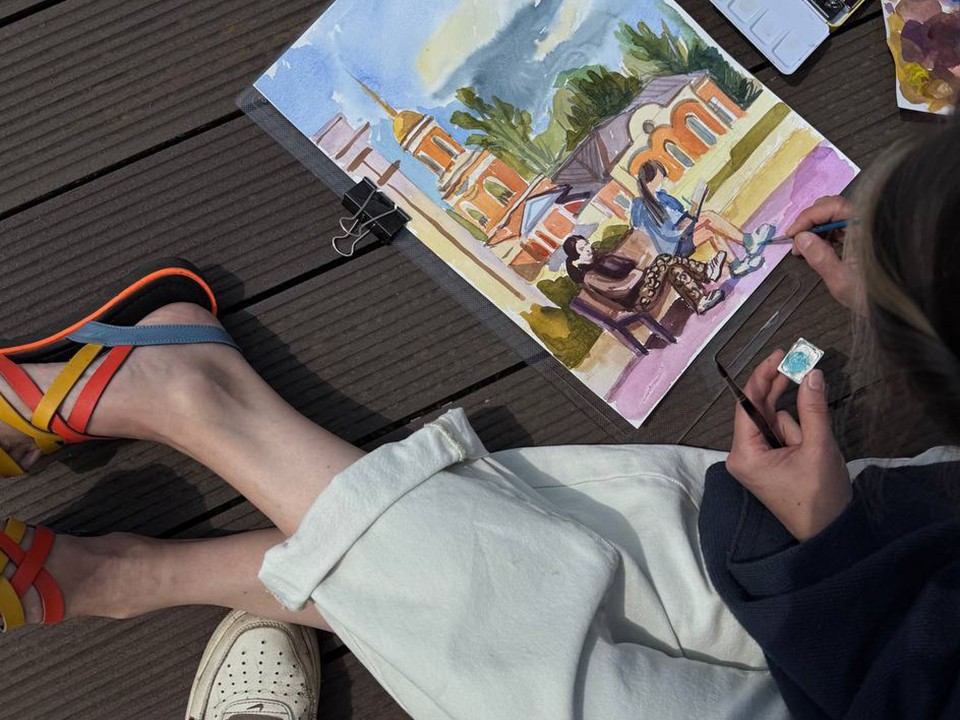 Ступино в красках: Учащиеся школы искусств завершили учебный год летними пленэрами