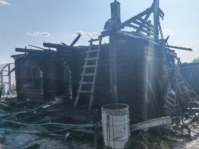 В результате пожара в Бузятах обошлось без пострадавших