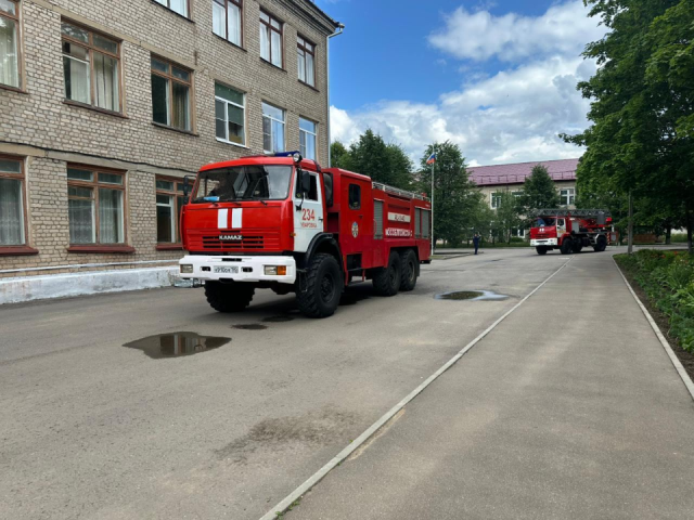 Пожарно-тактические учения прошли в Можайском округе