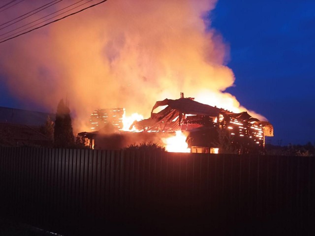В Чехове ликвидирован крупный пожар
