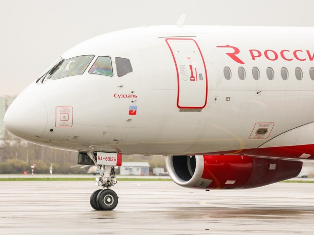 Опубликованы кадры первого испытания Superjet с отечественными ПД-8 в Жуковском