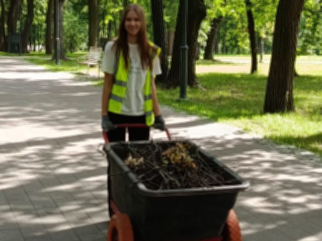Воскресенские школьники подрабатывают летом в парке усадьбы Кривякино