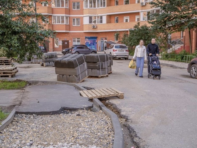 В Звенигороде ускорят благоустройство дворов в микрорайоне Супонево