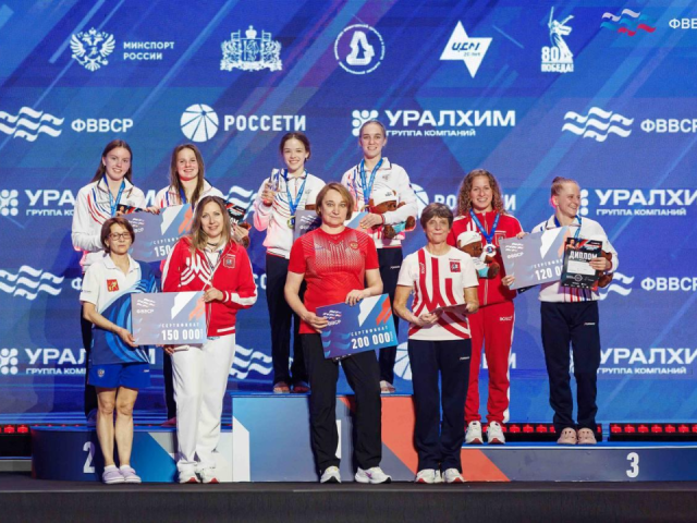 Сборная Подмосковья добавила в копилку две медали чемпионата России по прыжкам в воду