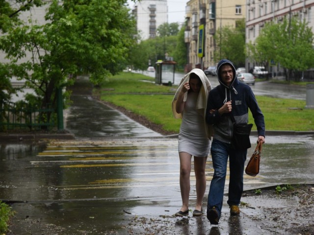 Ливни с грозами ожидаются в Солнечногорске в ближайшие часы