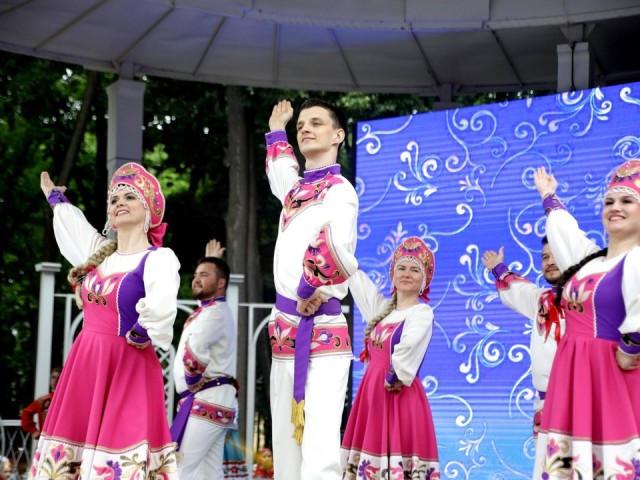 В Воскресенске отпраздновали День города и День России