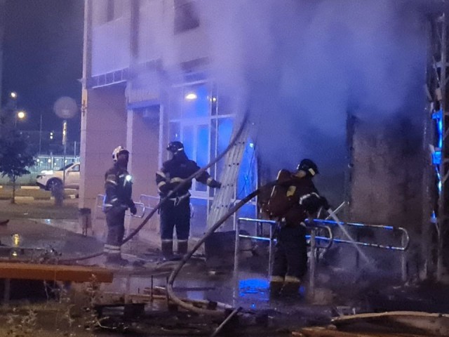 В Красногорске пожарные ликвидировали возгорание в жилом доме