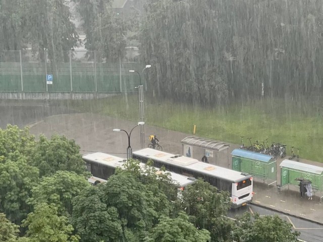 Сильный град прошел в Можайске