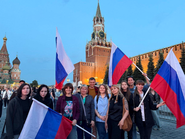 Подольчане стали зрителями большого праздничного концерта в честь Дня России в сердце Москвы