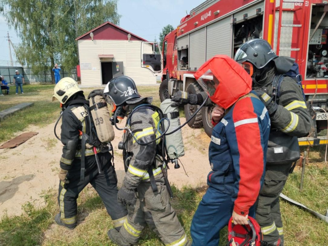 Учения по тушению пожара на подстанции «Вышгород» прошли в Наро-Фоминске