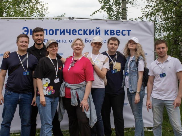Во Фрязине очистили озеро Большое ко Дню эколога