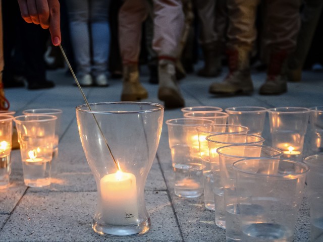 В Истре зажгли свечи в память о погибших в Великой Отечественной войне