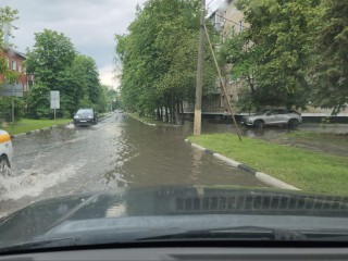 В Ступине выпала почти половина месячной нормы осадков за три часа