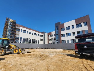 Завершается строительство школы в подмосковном Зарайске