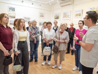 В Реутове открылась выставка акварелей Алексея Никулина «Сквозь время и горизонты»