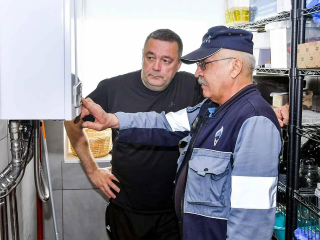 Специалисты Мособлгаза газифицировали в деревне Ледово еще один дом