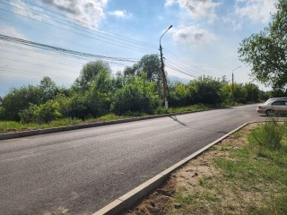 В Лопатинском микрорайоне отремонтировали дорогу