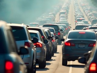 Загруженность дорог Подмосковья в понедельник утром составила пять баллов