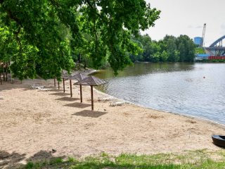 Этим летом в Химках оборудовали две зоны отдыха у воды