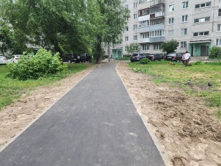 В Орехово-Зуеве заасфальтировали «народные тропы»