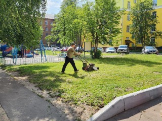 В Ступине привели в порядок двор дома №14 на улице Чайковского