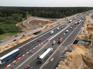 Новый мост на Ярославском шоссе в Подмосковье показали с высоты птичьего полета (видео)