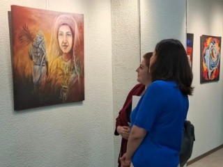 В Лыткарине открылась выставка картин «Палестина — далекая и близкая»