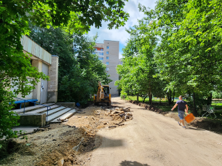 На Лесном бульваре в Протвине расширят парковку и построят новый тротуар