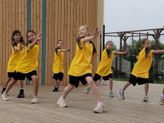 Луховицкие школьники выступили на «Фитнес-лете»