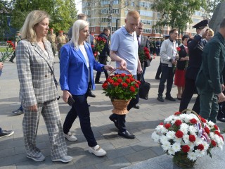Долг памяти: медики Ступина возложили цветы к Вечному огню
