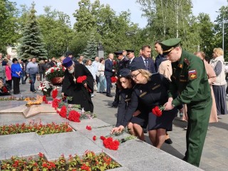 «Мы поименно вспоминаем наших героев»: в Ступине почтили память павших в Великой Отечественной войне