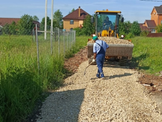 Дорогу на Фабричной в Селятине отсыпали щебнем по обращениям жителей