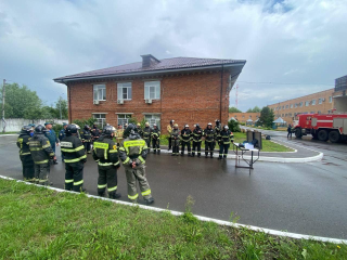 Условный пожар в психиатрической больнице Павловского Посада потушили