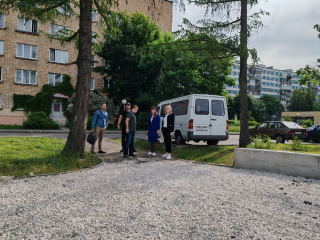 В июне в Черноголовке сделают поврежденный асфальт на входе в сквер Халатникова