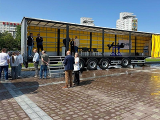 Завод «Тонар» представил новые полуприцепы на выставке в Республике Беларусь
