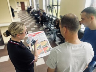 Одинцовские автоинспекторы напомнили водителям о безопасности в рамках акции «Некуда спешить»