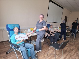 Медики в Люберцах собрали 22 л крови в рамках выездной акции на завод