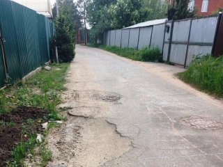 Участок дороги в мытищинской деревне Беляниново привели в порядок