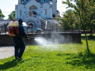 Двойная защита: в Реутове повторили обработку зон отдыха от клещей