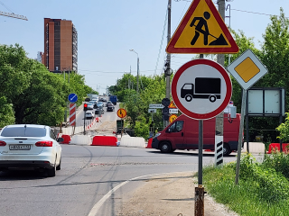 Движение по Большому мосту через реку Рожайку будет временно перекрыто