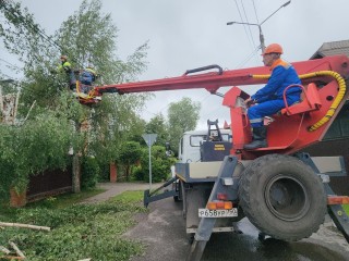 В Серпухове предотвратили аварию на линии электропередачи