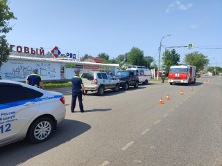 В Кашире прошли учения по ликвидации последствий ДТП