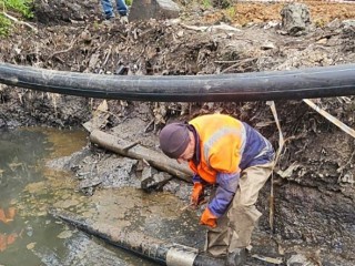 Щелковский Водоканал предотвратил экологический ущерб ручью в Медвежьих Озерах