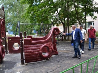 Две детские площадки откроют в краснознаменских дворах 8 июля