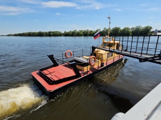 Паромную переправу в Белоомуте остановят почти на 2 недели по причине техобследования