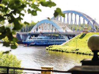 Работы по строительству велодорожек в парке Толстого подошли к концу