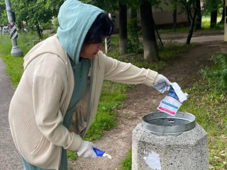 Домодедовцы уже в одинадцатый раз вышли на борьбу с незаконной рекламой