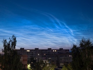 Астрофотограф из Шатуры запечатлел серебристые облака