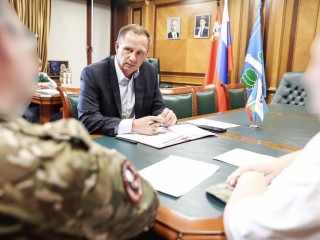 Глава Красногорска Дмитрий Волков провел прием мобилизованных и их семей