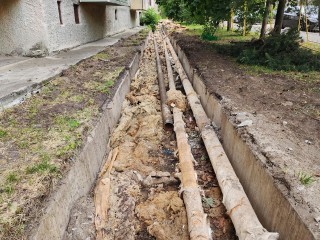 В Шатуре приступили к ремонту трубопровода на улице Советской
